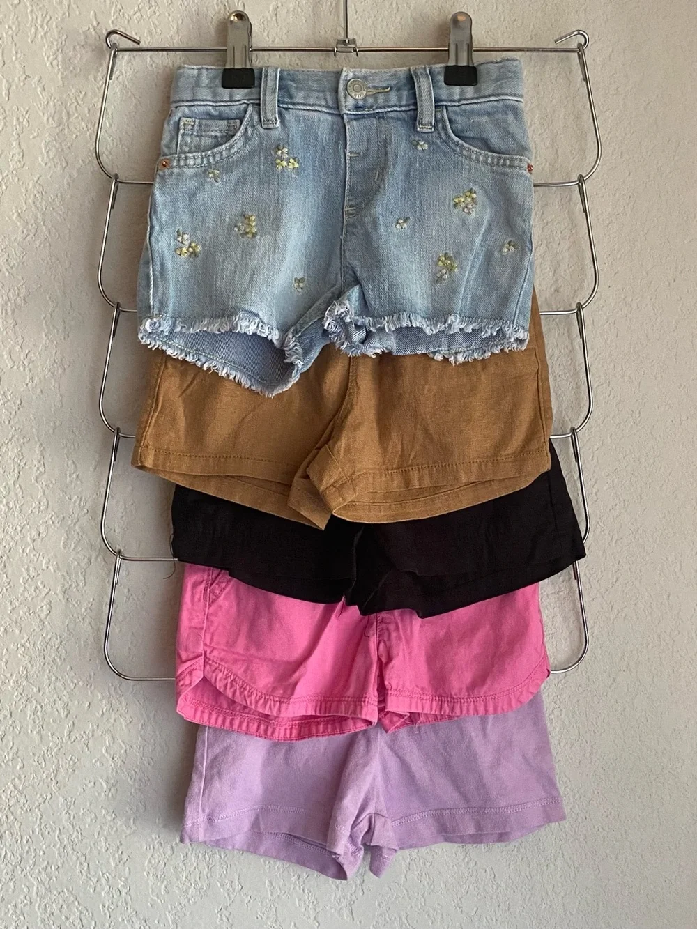 5pc Toddler Girls Shorts